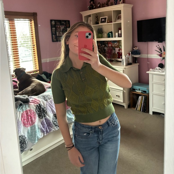 Green Urban Outfitters top - Picture 1 of 3